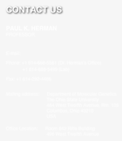 Contact Us  paul K, HD Png Download, Free Download