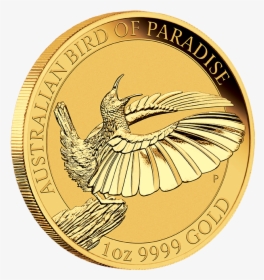 Birds Of Paradise Victoria"s Riflebird 1oz Gold Coin, HD Png Download, Free Download