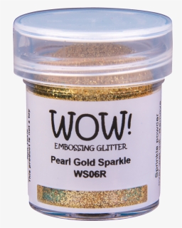 Wow Embossing Glitter Pearl Gold Sparkle, HD Png Download, Free Download