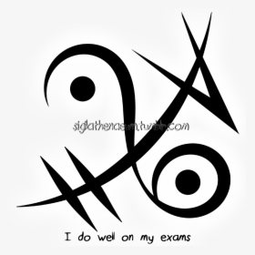 “i Do Well On My Exams” Sigil  witchysigils Challenge, HD Png Download, Free Download