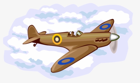 Vector Illustration Of Supermarine Spitfire British, HD Png Download, Free Download