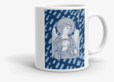 Saint Archangel Michael Blue Texture Version Mug, HD Png Download, Free Download