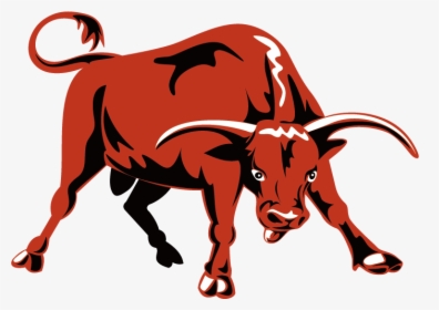 Charging Bull Cattle Ox, HD Png Download, Free Download
