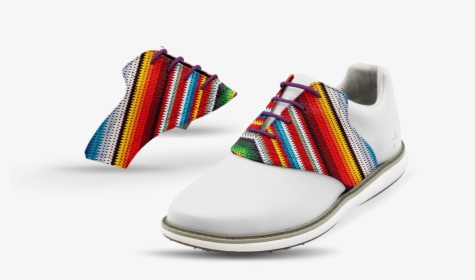 Womens Poncho Saddles On White Golf Shoe From Jack, HD Png Download, Free Download