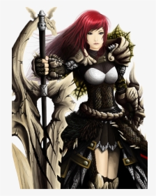 Woman Character With Greatsword , Png Download, Transparent Png, Free Download