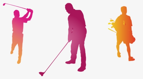 Vector Color Golfer Three Png Download, Transparent Png, Free Download