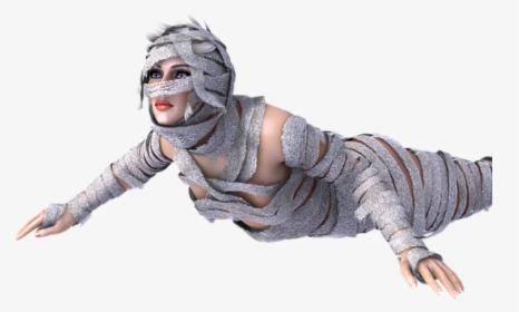 Wraps, Bandages, Mummy, Monster, 3d, Rendering, Woman, HD Png Download, Free Download