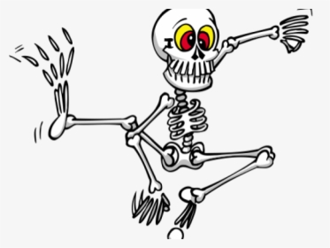 Cartoon Halloween Skeleton, HD Png Download, Free Download
