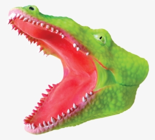 Light Green Crocodile Rubber Hand Puppet, HD Png Download, Free Download