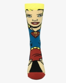 Dc Comics Super Girl 360 Superhero Socks, HD Png Download, Free Download