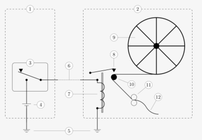 Electrical Telegraph Schematic, HD Png Download, Free Download