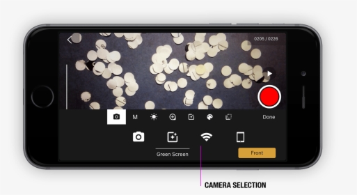 Swipe To Select A New Camera From The List, HD Png Download, Free Download