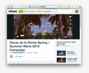 Draw A Vimeo Player, HD Png Download, Free Download