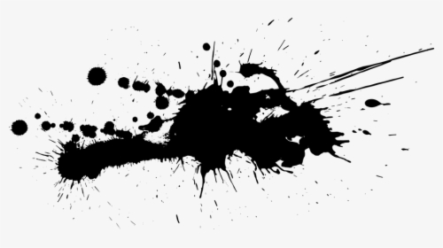 Black Paint Splash K, HD Png Download, Free Download