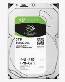 3tb Barracuda St3000dm007, 5400 Rpm, Sata 6gb/s, 256mb, HD Png Download, Free Download