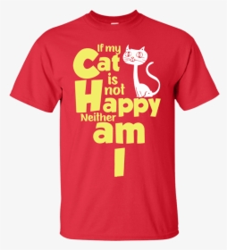 Happy Cat T-shirt"  Class=, HD Png Download, Free Download