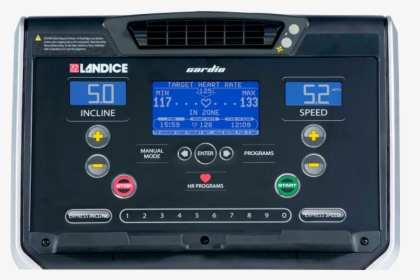 Landice L8 Treadmill With Cardio Trainer Control Panel, HD Png Download, Free Download