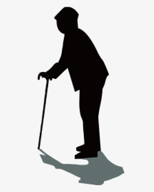 Silhouette Old Age, HD Png Download, Free Download