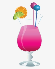 Cocktail Clip Art Pink, HD Png Download, Free Download