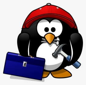 Craftsman Penguin Clip Arts - Builder Penguin, HD Png Download, Free Download