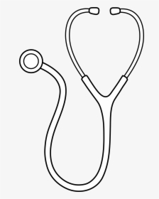 Stethoscope Clipart - Stethoscope Clipart Black And White, HD Png Download, Free Download