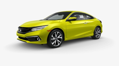 Tonic Yellow Pearl - 2019 Honda Civic Coupe Tonic Yellow, HD Png Download, Free Download