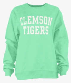 Clemson Tigers Pigment Crewneck Sweatshirt"  Class="lazyload - Long-sleeved T-shirt, HD Png Download, Free Download