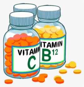 Cartoon Vitamins And Minerals, HD Png Download, Free Download
