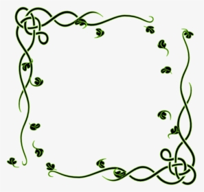 Leafy Frame Clip Art - Designs On A4 Size Paper, HD Png Download, Free Download