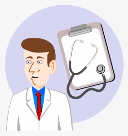 Doctor, Health, Hospital, Stethoscope, Medicine - Cartoon, HD Png Download, Free Download