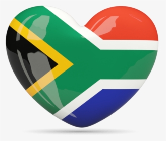 South African Flag Heart Png, Transparent Png, Free Download