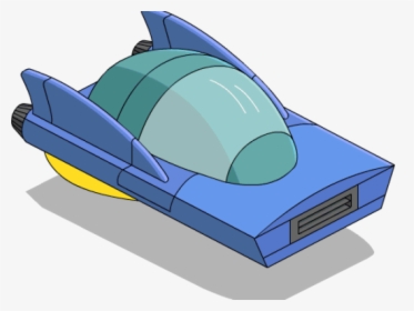 Blue Car Clipart Futuristic Car - Transparent Flying Cars Clip Art, HD Png Download, Free Download