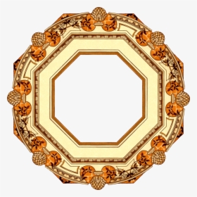 Picture Frame,circle,gold - Circle, HD Png Download, Free Download