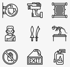 Museum - Food Line Icon Png, Transparent Png, Free Download