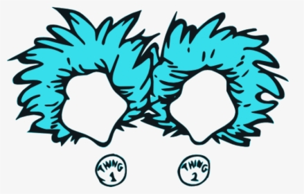Thing 1 And Thing 2 Png - Thing 1 And Thing 2, Transparent Png, Free Download