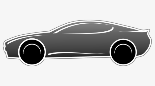 Concept-car - Car Clipart Black And White Png, Transparent Png, Free Download