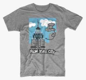 Empire State Building New York City T Shirt - T-shirt, HD Png Download, Free Download