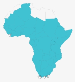 Transparent Africa Map Clipart - Continent Africa, HD Png Download, Free Download