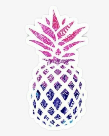 Piña Png Transparent Background - Pineapple Stickers Black And White, Png Download, Free Download