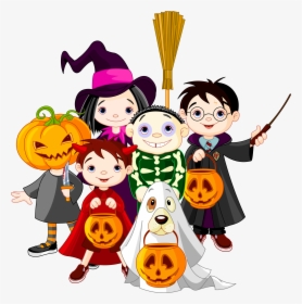 Spooky Clipart October - Halloween Kids Clipart, HD Png Download, Free Download
