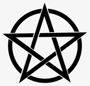 Pentagrama, Negro, Magia, Pagano, Pentáculo, Símbolo - Pentacle Png, Transparent Png, Free Download