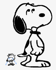 Oh God, I Can Not Stand To See My Little Friend Cry - Snoopy Png, Transparent Png, Free Download