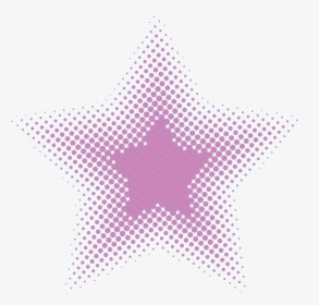 Tapered Star Vectorgraph Pentagrama - Halftone Logo, HD Png Download, Free Download