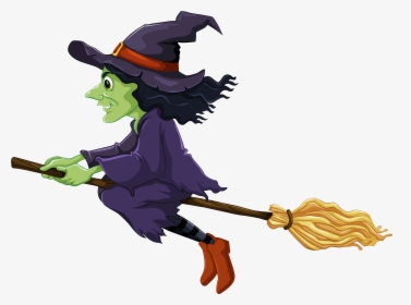 Clipart Halloween Witch - Witch Clipart Transparent Background, HD Png Download, Free Download