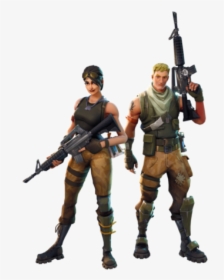 Toy Army Royale Fortnite Battle Battlegrounds Playerunknown - Fortnite Characters With Guns, HD Png Download, Free Download