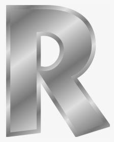 Letter R In Silver, HD Png Download, Free Download