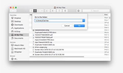 Clear Cache Mac - Mac Os Efi Folder, HD Png Download, Free Download