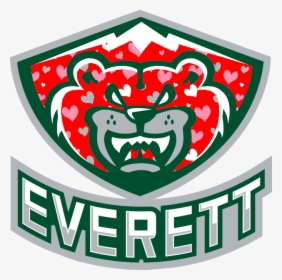 Shieldandtextlogovd - Everett Silvertips Logo 2019, HD Png Download, Free Download