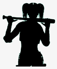 Harley Quinn Silhouette, HD Png Download, Free Download
