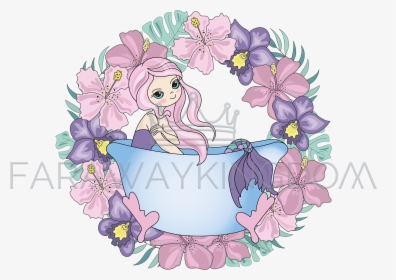 Mermaid Princess Cartoon, HD Png Download, Free Download